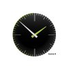 Designové hodiny 10-025 CalleaDesign Exacto 36cm (více barevných variant) Barva černá klasik-5 - RAL9017