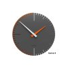 Designové hodiny 10-025 CalleaDesign Exacto 36cm (více barevných variant) Barva černá klasik-5 - RAL9017
