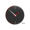 Designové hodiny 10-025 CalleaDesign Exacto 36cm (více barevných variant) Barva černá klasik-5 - RAL9017