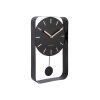 Designové kyvadlové nástěnné hodiny 5796BK Karlsson 33cm