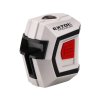 Laser liniový, křížový samonivelační 1H1V, přesnost 0,5mm/m, rozsah l.: 10m EXTOL-PREMIUM