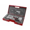 Hlavice nástrčné, sada 60ks, 1/4", 1/2", 61CrV5, záruka 3 roky FORTUM
