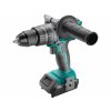 Vrtací šroubovák aku s příklepem, BRUSHLESS, 20V Li-ion, 2000mAh EXTOL-INDUSTRIAL