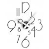 Designové nástěnné nalepovací hodiny I211NL black IncantesimoDesign 85cm