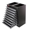 Celokovová dílenská skříňka PROFI s 9-ti šuplíky 680x458x910 mm - TGC1309