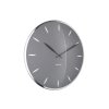 Designové nástěnné hodiny 5761GY Karlsson 40cm