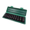 Sada úderových hlavic 1/2", prodloužené, 11 ks, 10-24 mm - JONNESWAY S03AD4111S