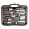 Sada nářadí v plastovém kufru s Gola sadou 1/2" a 1/4", 187 ks - AH187015