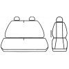 Autopotahy VOLKSWAGEN T5, 3 místa, 1+2, od r. 2003-2014, AUTHENTIC DOBLO, žakar červený  + OPTIK utěrka 20x20 cm Smart Microfiber zdarma v hodnotě 199,-Kč