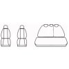 Autopotahy VW Golf V, 03-09, dělené zadní opěradlo, BEZ zadní loketní op., ELEGANCE šedé  + OPTIK utěrka 20x20 cm Smart Microfiber zdarma