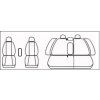 Autopotahy Toyota Avensis II T 250, 5 DVEŘ, KOMBI, od r. 2003-2008, antracit  + OPTIK utěrka 20x20 cm Smart Microfiber zdarma v hodnotě 199,-Kč
