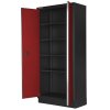Celokovová široká dílenská skříň PROFI 915x458x2000 mm - RTGB1336