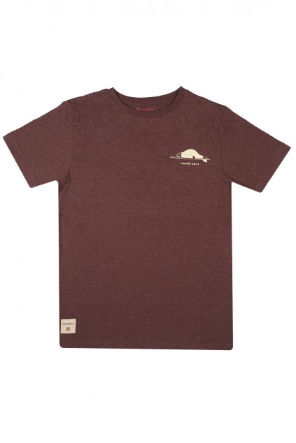 Men Tshirt Wine Front