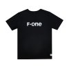 F ONE Tees Podium Black Front