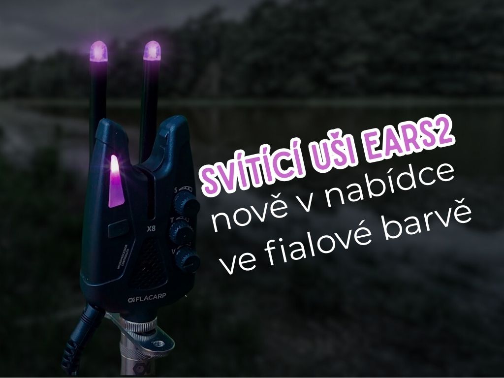 Fialové svítící uši EARS2 na základě přání zákazníků