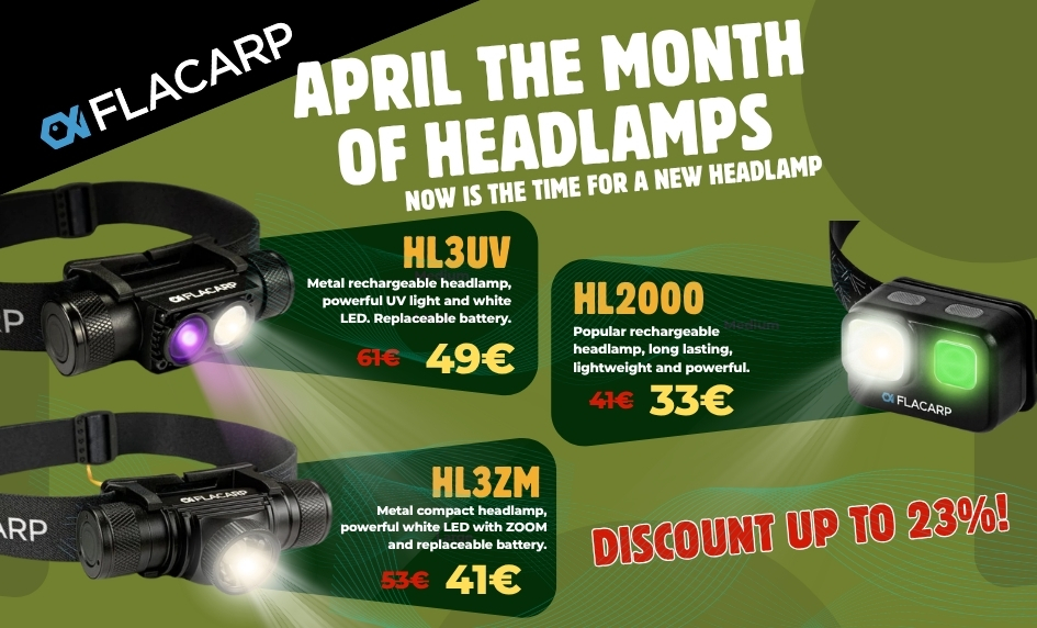 April – the month of headlamps