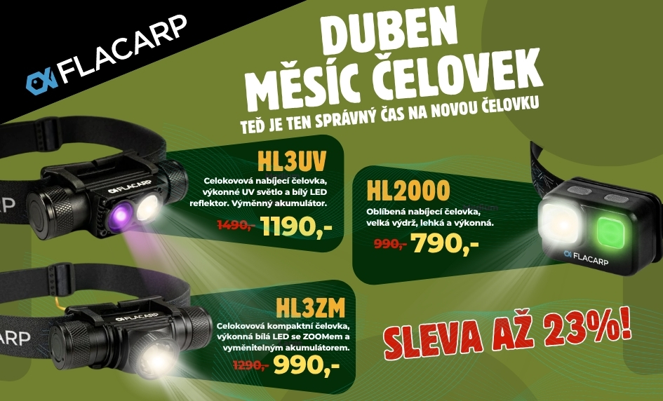 Duben - měsíc čelovek