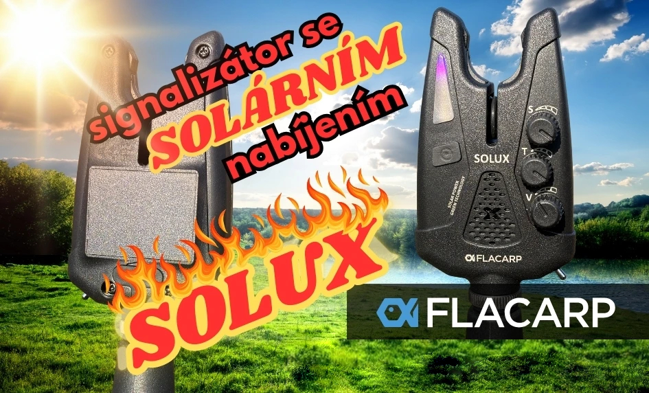 Signalizátor FLACARP Solux se solárním nabíjením