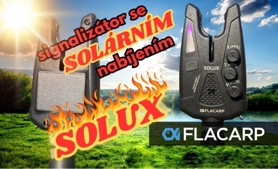 Signalizátor FLACARP Solux se solárním nabíjením