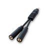 ROZDVOJKA25 - 2 x jack 2,5 mm pro připojení příslušenství k signalizátorům
