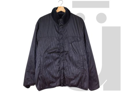 Dior Fleece Reversible Jacquard Jacket (Navy)