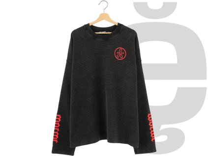 WDCWC Symbol Waffle Longsleeve (Washed Black)