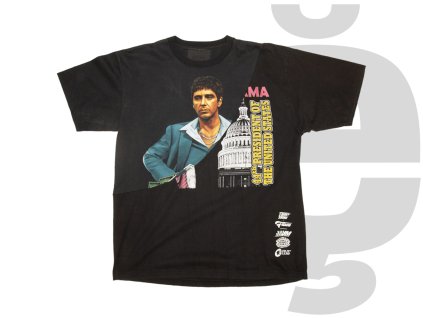 T-Shirt Tuning Scarface President Split Tee (Black)