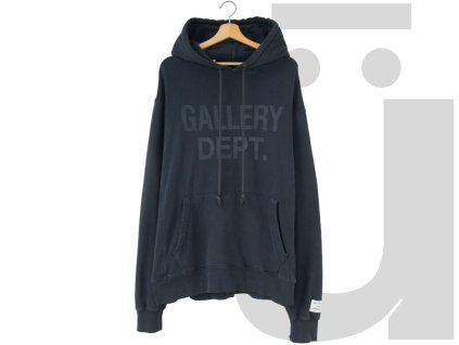 Gallery Dept. Reversible Centered Logo Hoodie (Dark Navy)