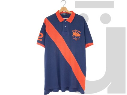 Polo Ralph Lauren Rugby Shirt (Navy/Orange)