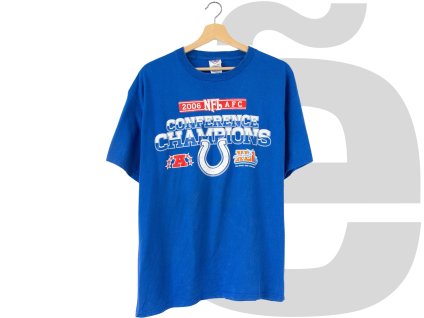 NFL Super Bowl XLI Indianapolis Colts Conference Champions Tee (Blue)