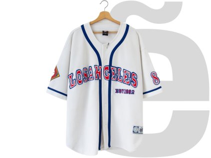 Hoodboyz Los Angeles Baseball Jersey (White)