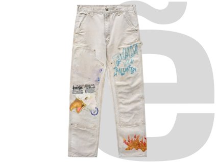 Travis Scott Cactus Jack For Fragment Painters Imagination Pant White copy