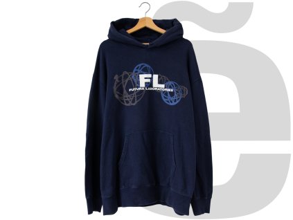 Futura Laboratories x Uniqlo Logo Hoodie (Navy)