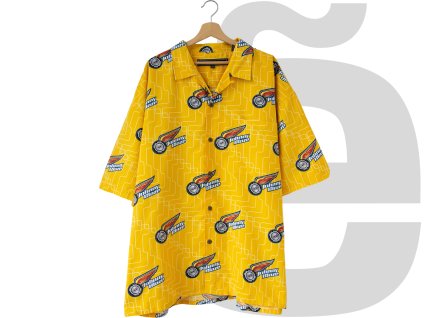 Johnny Blaze Allover Print Shirt (Yellow)