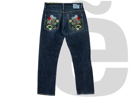 Ecko Unltd Embroidered Jeans (Blue)