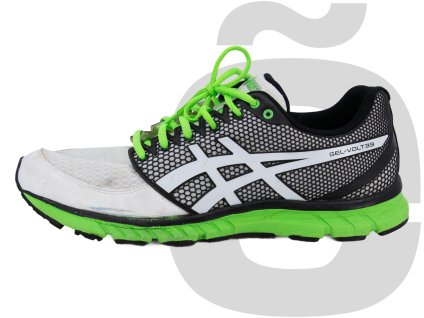 Asics Gel Volt 33 (White/Black/Green)