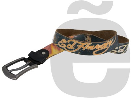 Ed Hardy Leather Belt (Black)
