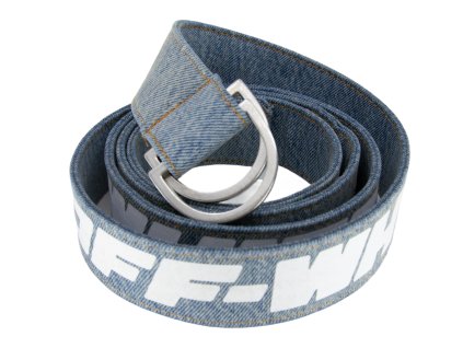 Off-White Denim Belt (Blue)