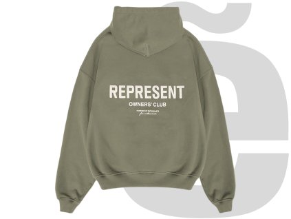Represent Owners Club Hoodie Olive 2 copy