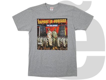 Supreme The War Report Tee Heather Grey copy