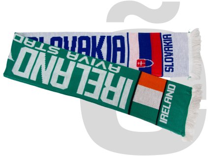 Ireland vs Slovakia Football Match Scarf (Multi)