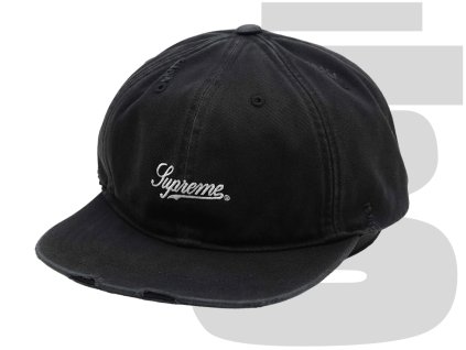 Sup. Heavy Chino 6 Panel Cap Washed Black 1 2 scaled (1) copy