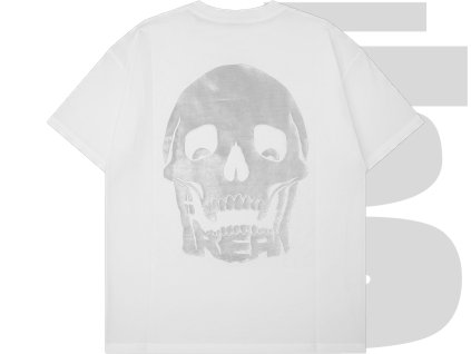 Oversized Black T Shirt Featuring Skull Graphic And Dream Text copy