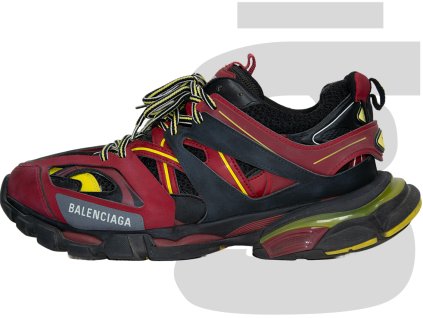 Balenciaga Track Sneakers (Bordeaux/Yellow)