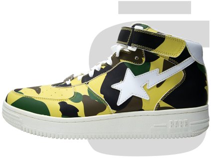 Bape Sta Mid (Yellow Camo)