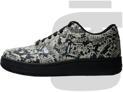 Bape Sta Low (Snakeskin Grey)
