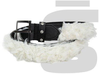 Koldhart Faux Fur Belt (White)