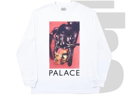 PalaceBugMunchLongsleeveT ShirtWhite copy