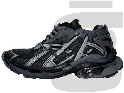 Balenciaga Runner Sneakers (Black/Grey)