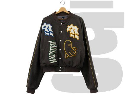 WNTD Apparel Suede Bomber Jacket (Brown)